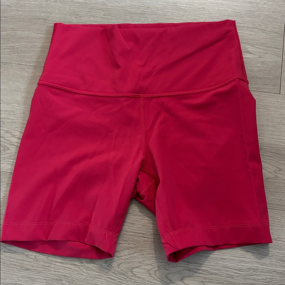 NWOT lululemon wunder under bike shorts 6in sz6